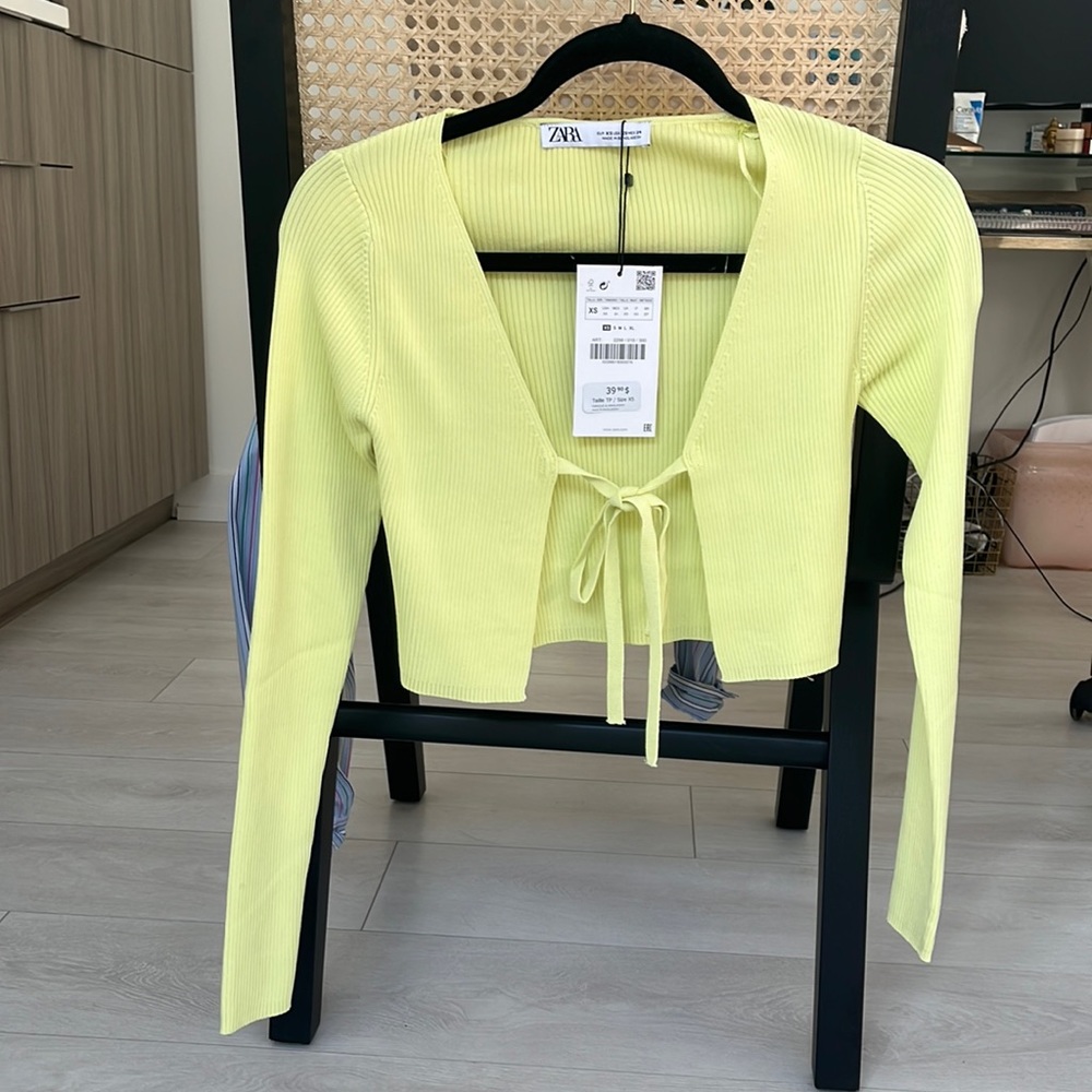 Zara ribbed cardigan